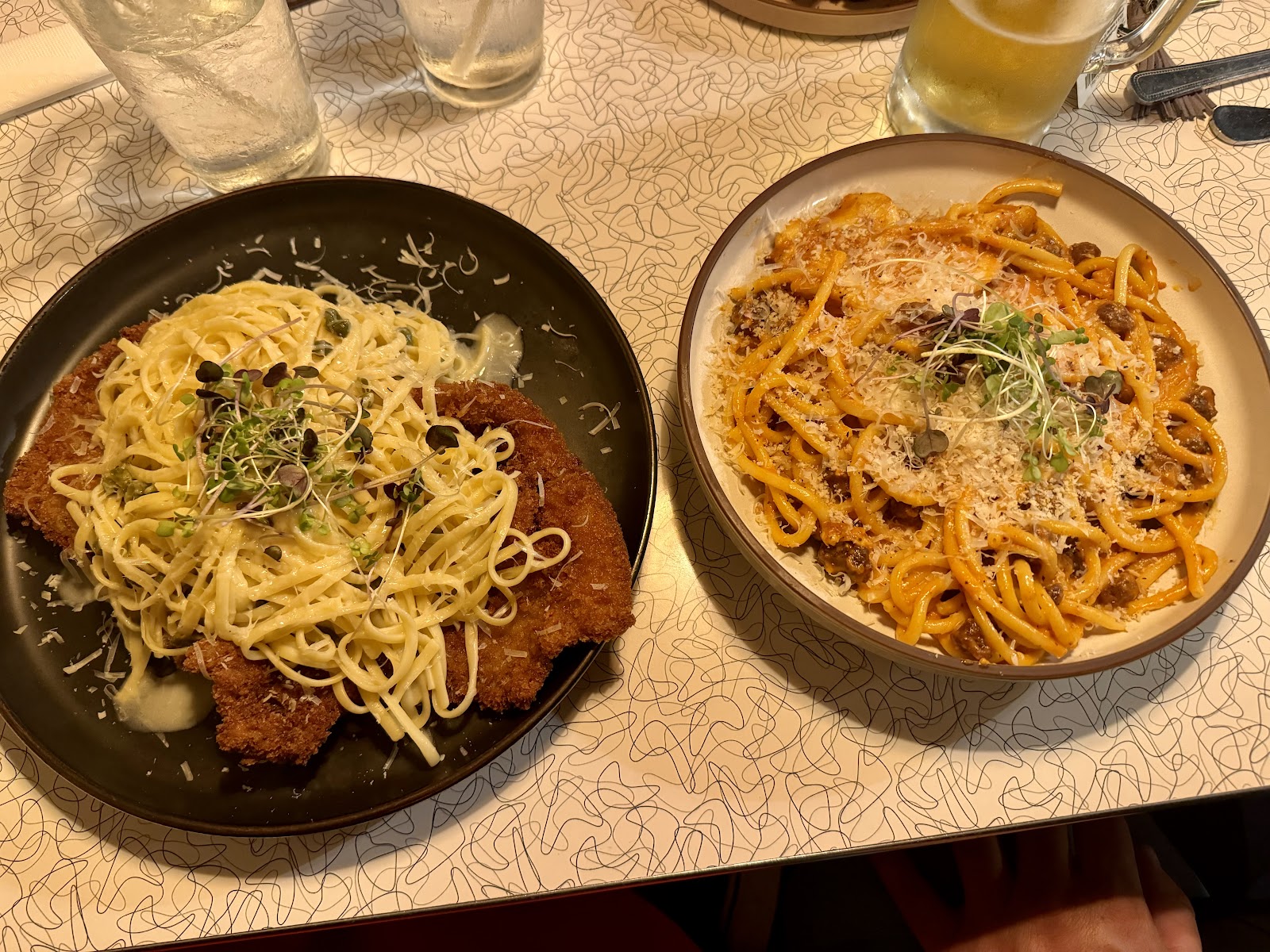 Restaurant ambiance at Tutto Pepe Osteria